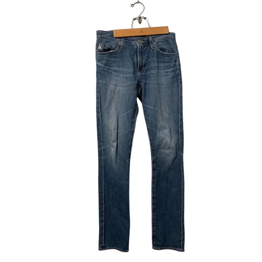 AG Adriano Goldschmied Men's Everett Slim Fit Straight Jeans Blue Size 29 X 34